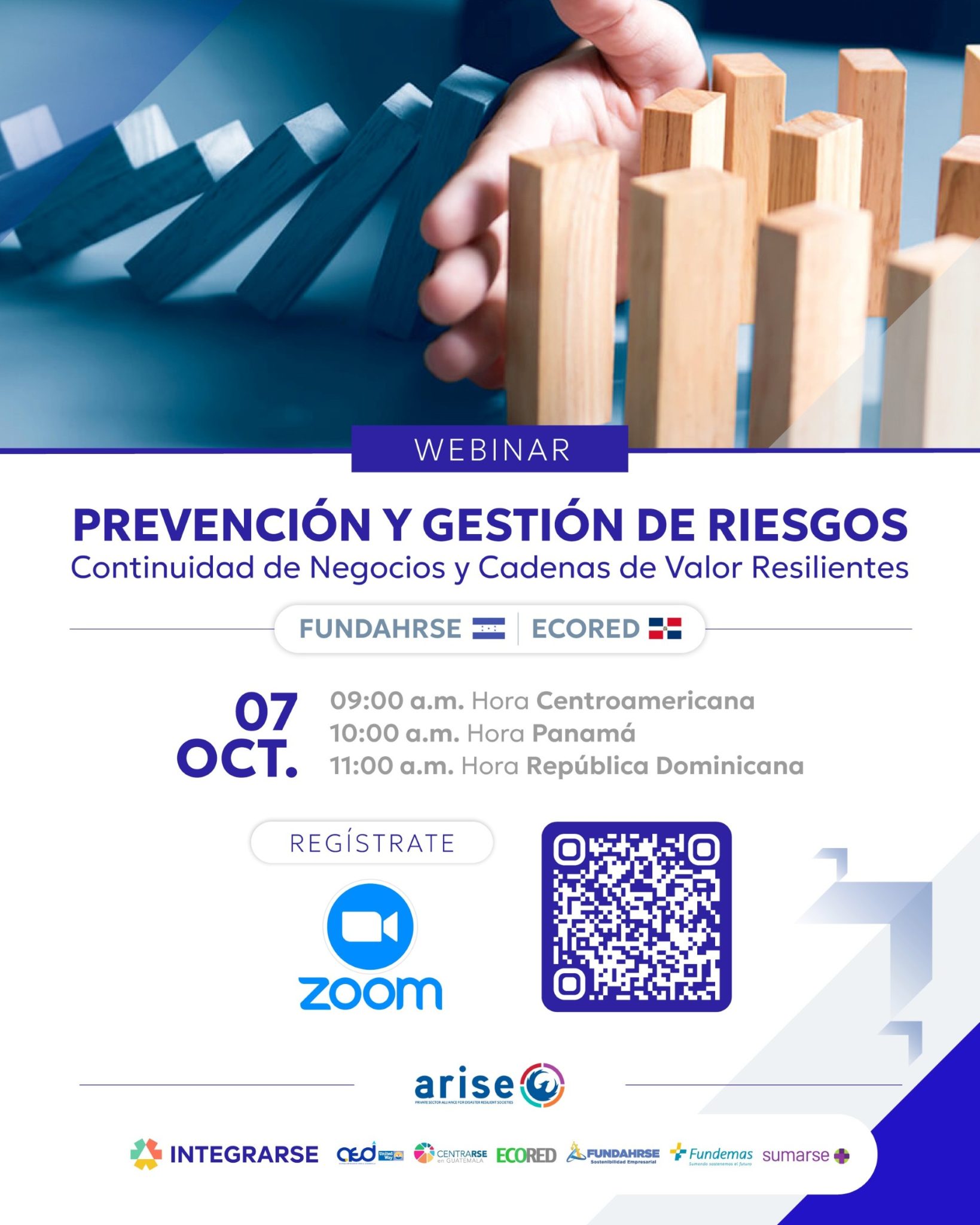 Webinar: Prevención y Gestión de Riesgos – Continuidad de Negocios y ...