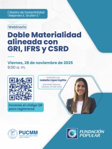 Invitación webinario Doble Materialidad