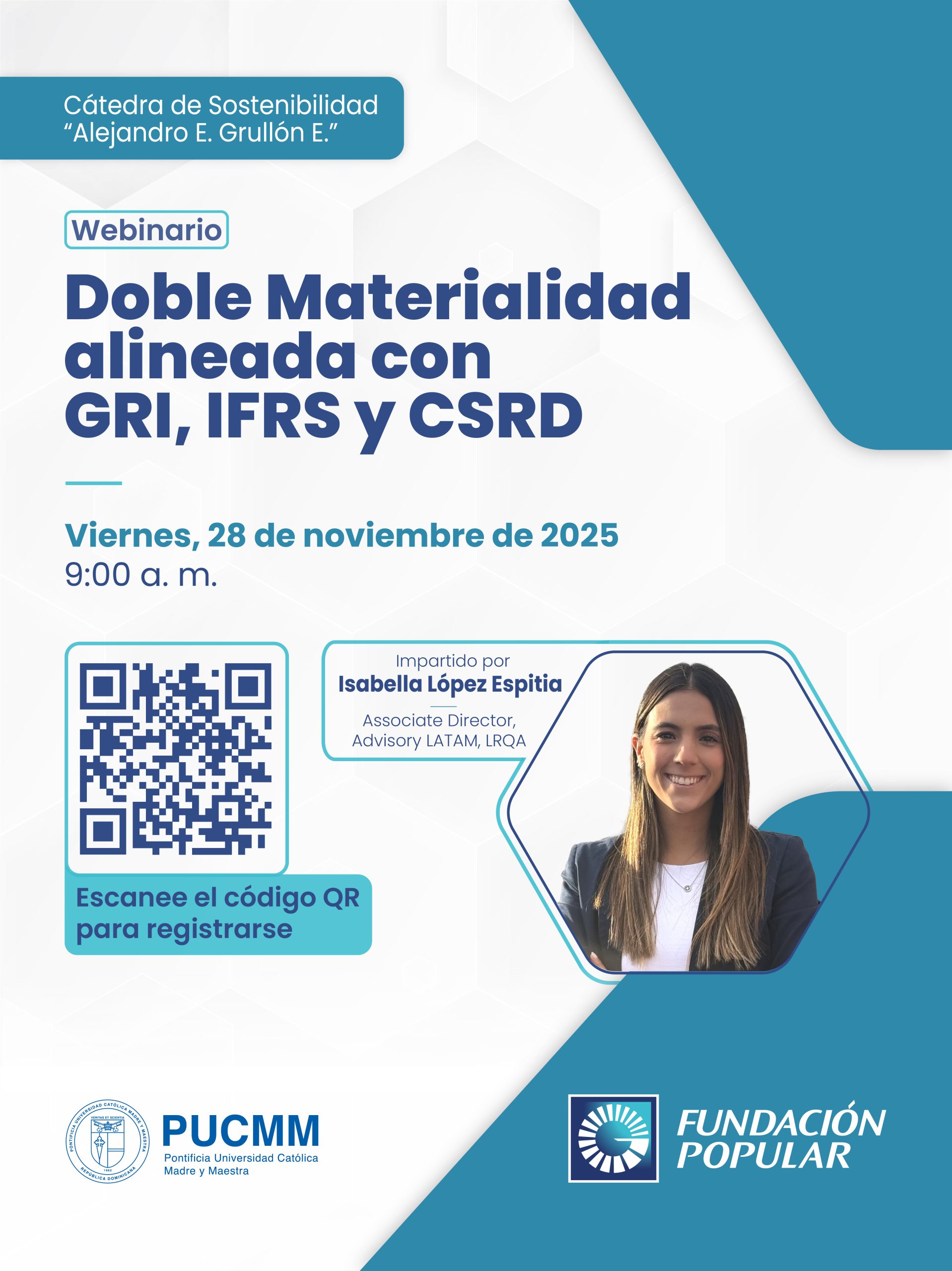 Invitación webinario Doble Materialidad